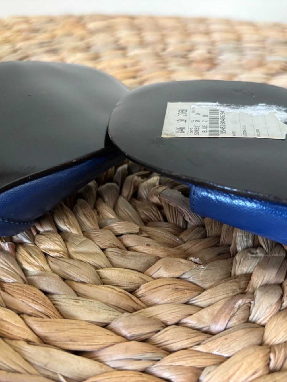ESPACE / Robert Clergerie Studio / metallic blue leather / open toe mule / 7 - Picture 12 of 12
